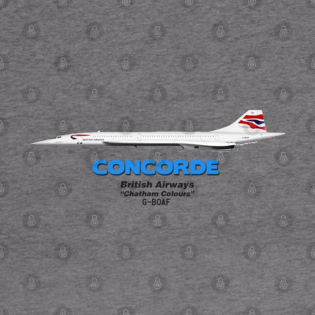 Concorde - British Airways "Chatham Colours" by TheArtofFlying